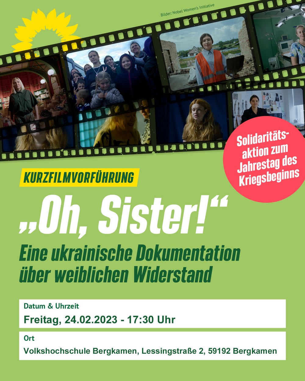 Kurzfilmvorführung "Oh, Sister!"
